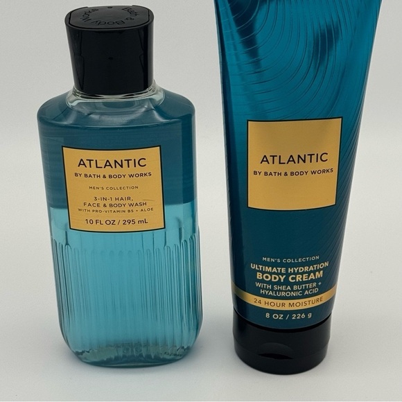 Bath and Body Works Atlantic Men’s Body Care Gift Set NWT - Picture 2 of 4